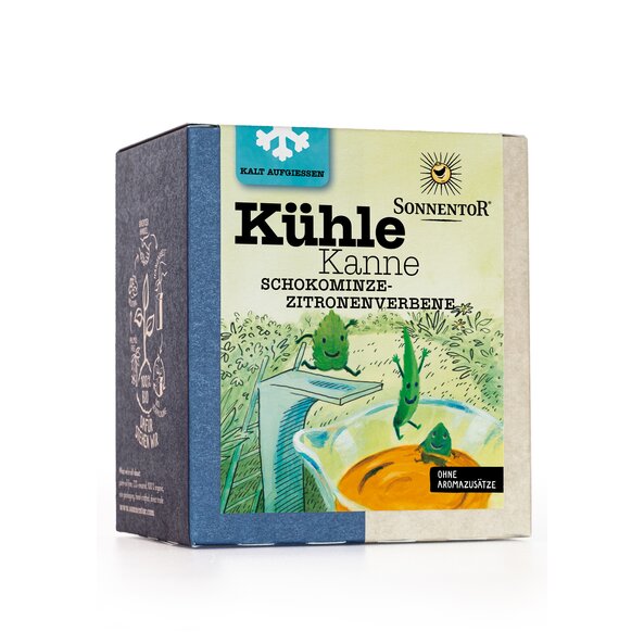 Sonnentor Bio-Kühle Kanne Schokominze-Zitronenverbene Tee 32g