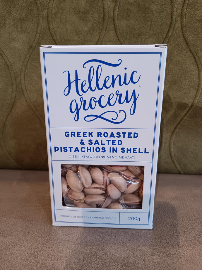 Hellenic Grocery geröstet und gesalzene Pistazien in der Schale 200g