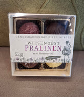GenussBauernhof Distelberger Wiesenobst Pralinen alkoholfrei 4erBox