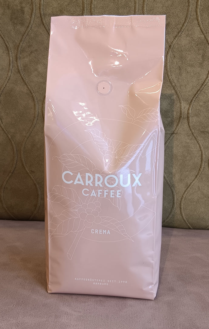 Carroux Caffee Espresso Crema Röstkaffee medium light in Bohnen 1000g