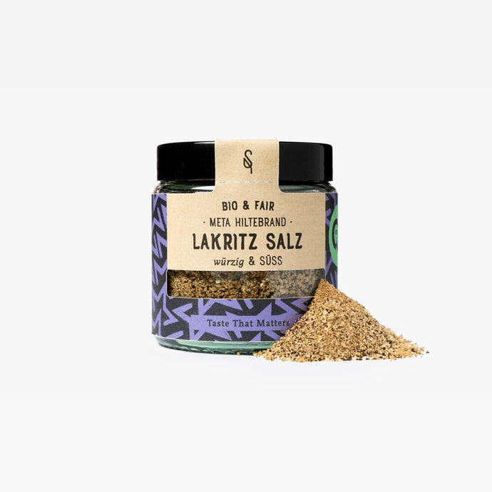 Soul&Spice BIO Lakritz Salz by Meta Hiltebrand 120ml