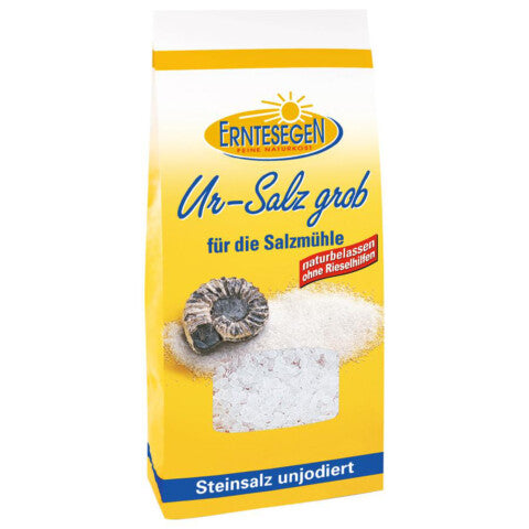 Erntesegen Bio Ur-Salz grob für die Salzmühle 300g