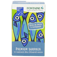 Fontaine Bio Sardinen mit Haut und Gräten 120g
