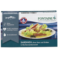 Fontaine Bio Sardinen ohne Haut und Gräten 120g