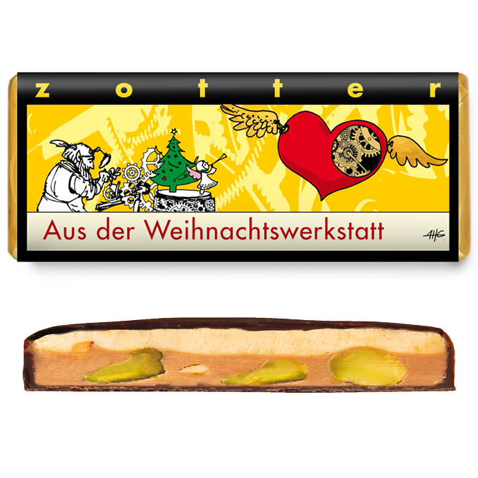 Zotter Bio Aus der Weihnachtswerkstatt Schokolade 70g