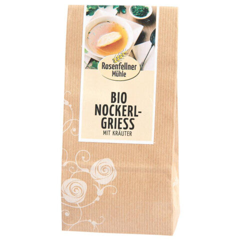 Rosenfellner Mühle BIO Nockerlgriess mit Kräutern 250g