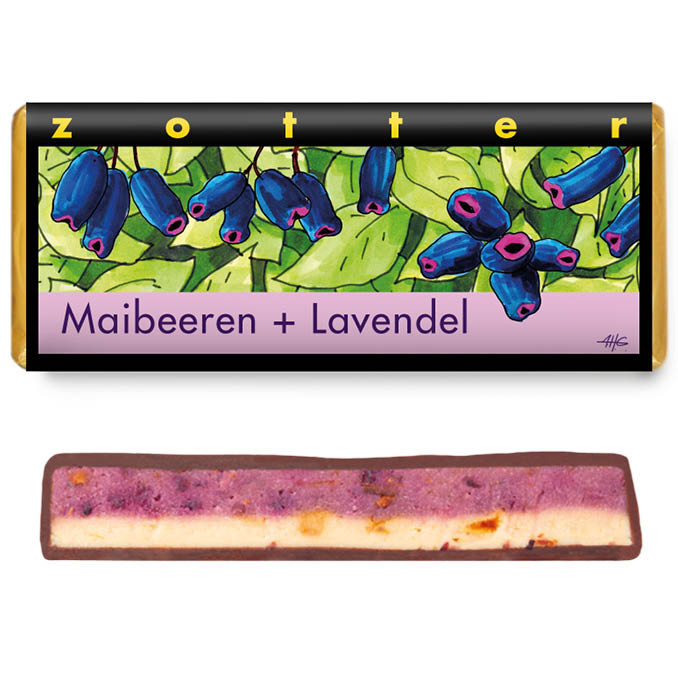 Zotter Bio Maibeeren + Lavendel 70g