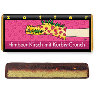 Zotter Bio Himbeer Kirsch mit Kürbis-Crunch 70g