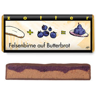 Zotter Bio Felsenbirne auf Butterbrot 70g