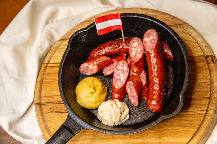 Wildviertel Wildkäsekrainer 5 Stück 330g