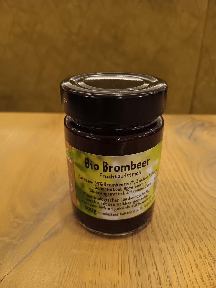 Biohof Schlangenreith Bio Fruchtaufstrich Brombeer 200g