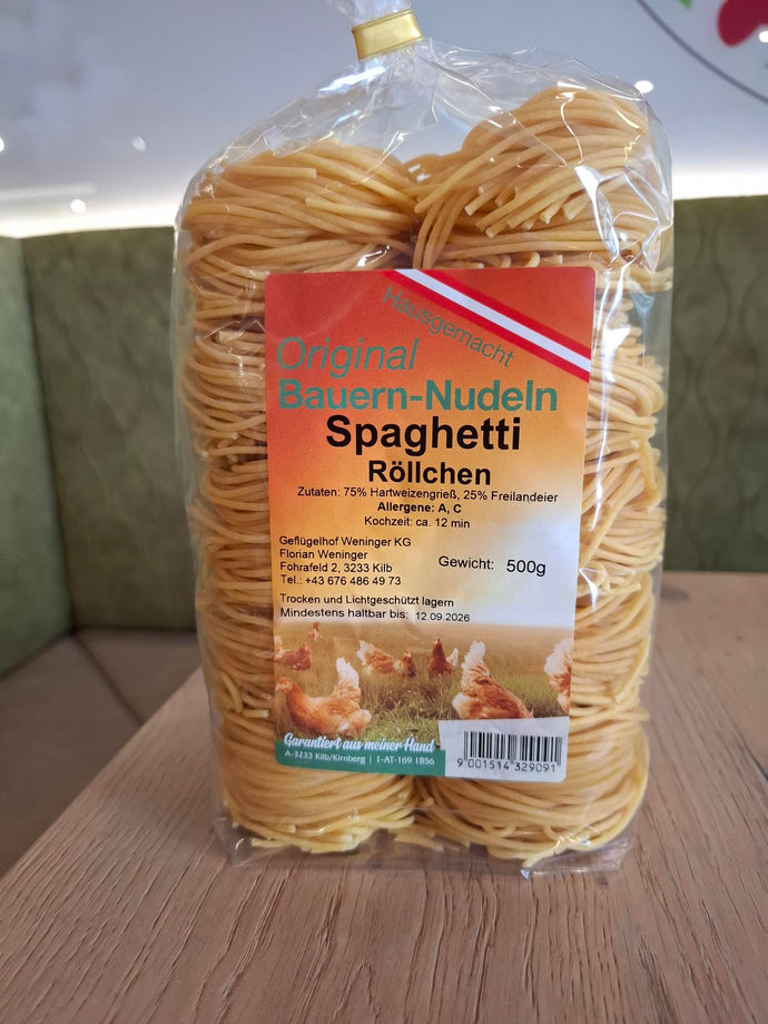 Geflügelhof Weninger Spaghetti einfärbig 500g