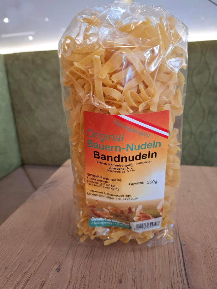 Geflügelhof Weninger Bandnudeln einfärbig 300g