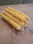 Niklas Bio Bienenwachs Kerzen 14cm lang ca. 2cm Durchmesser 10er Set