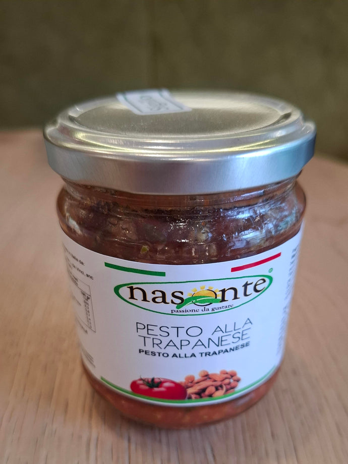 Nasonte Pesto alla Trapanese typisch sizilianisches Tomatenpesto mit Mandeln 180g
