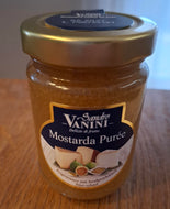 Vanini Mostarda Purée Grüne Feigensauce mit Senfgeschmack Süß-sauer 140ml
