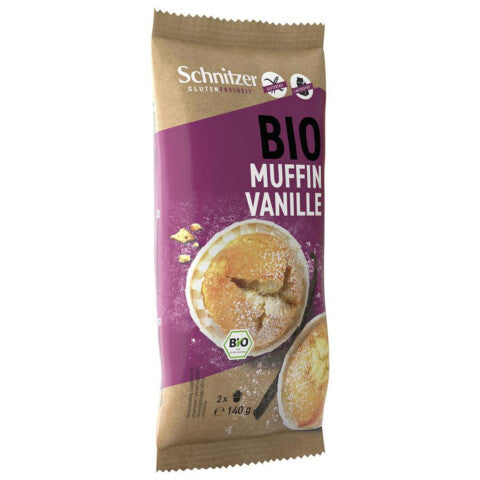 Schnitzer Bio Muffins Vanille glutenfrei, laktosefrei 140g