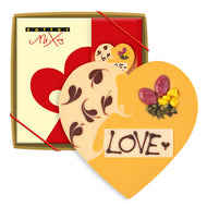 Zotter Bio Mi-Xing Love-Herz aus weißer Schoko & Marille de luxe 100g