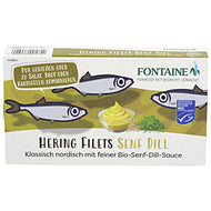 Fontaine Bio Premium Hering Filets Senf Dill 200g