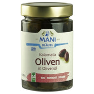Mani Bläuel BIO Kalamata Oliven in Olivenöl 280g