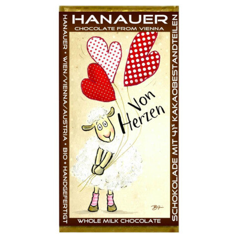 Hanauer Bio Schokolade Von Herzen 70 g