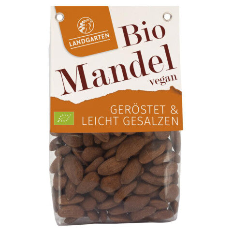 Landgarten Bio Mandeln geröstet & leicht gesalzen 160g