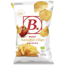 Lade das Bild in den Galerie-Viewer, BioArt BIO Kartoffel-Chips Paprika schonend hergestellt 100g
