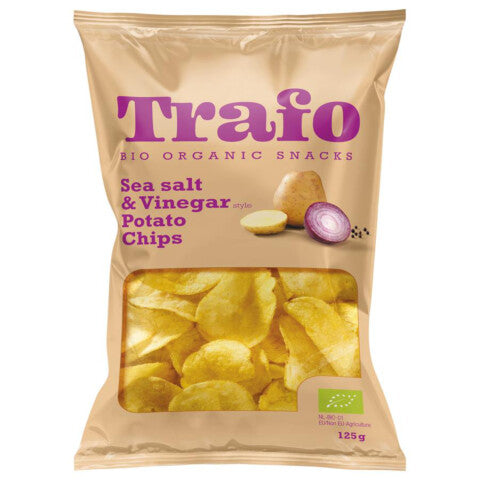 Trafo Bio Sea Salt & Vinegar Meersalz&Essig Kartoffelchips 125g