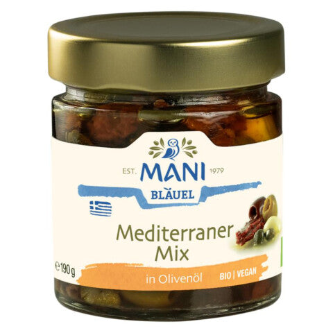 Mani Bläuel BIO Mediterraner Mix in Olivenöl 190g