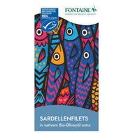 Fontaine Bio Premium Sardellenfilets in Olivenöl 120 g