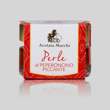Lade das Bild in den Galerie-Viewer, Acetaia Marchi Perle al peperoncino piccante Hot Chili Perlen 50g
