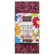 Boella&Sorrisi Milchschokolade mit Himbeerkrokant 80g