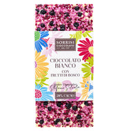 Boella&Sorrisi Tavoletta bianca con frutti di bosco Weiße Schokolade mit Waldfrüchten 80g