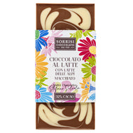 Boella&Sorrisi Milchschokolade mit Alpenmilch und weißer Schoko 80g