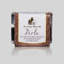 Lade das Bild in den Galerie-Viewer, Acetaia Marchi Perle all&#39; Aceto di Balsamico IGP &amp; Tartufo Balsamico Perlen mit Trüffel 50g
