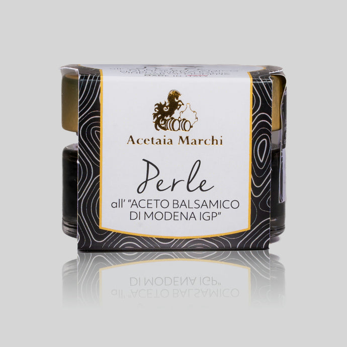 Acetaia Marchi Perle all' Aceto Balsamico di Modena IGP Perlen mit Balsamico 50g