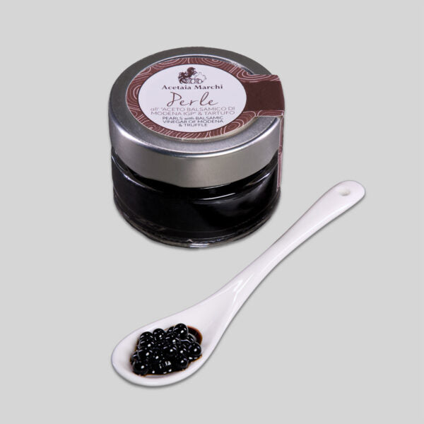 Acetaia Marchi Perle all' Aceto di Balsamico IGP & Tartufo Balsamico Perlen mit Trüffel 50g