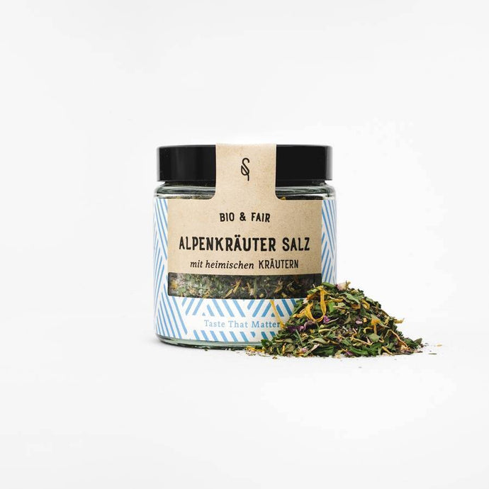 Soul&Spice BIO Alpenkräutersalz 120ml Glas