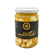 Gutes aus Italien Aglio Aromatizzato gewürzter in Öl eingelegter Knoblauch 280g