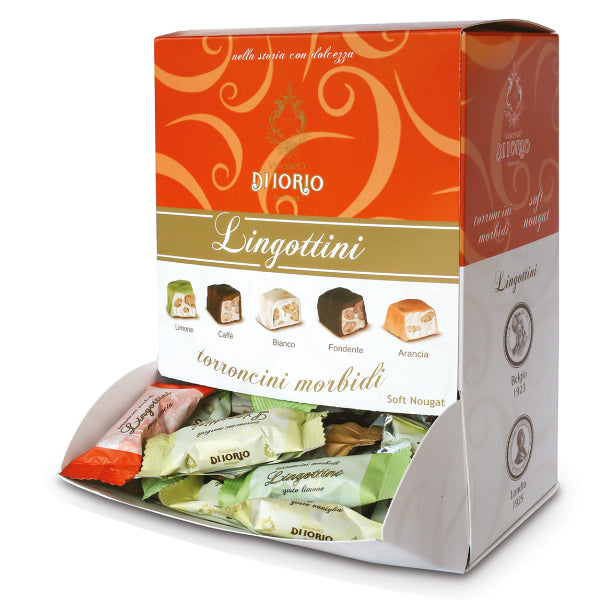 Di Iorio Lingottini Torroncini weich in 5 verschiedenen Schokoladen Box