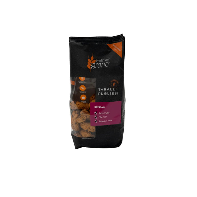 Frutti del grano Taralli pugliesi cipolla Taralli mit Zwiebel 250g
