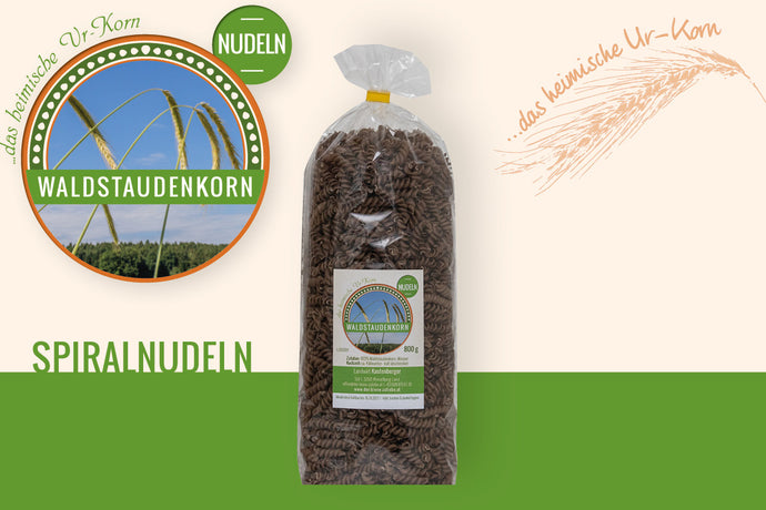 Kastenberger Waldstaudenkorn Vollkorn Teigwaren Spiralen 330g