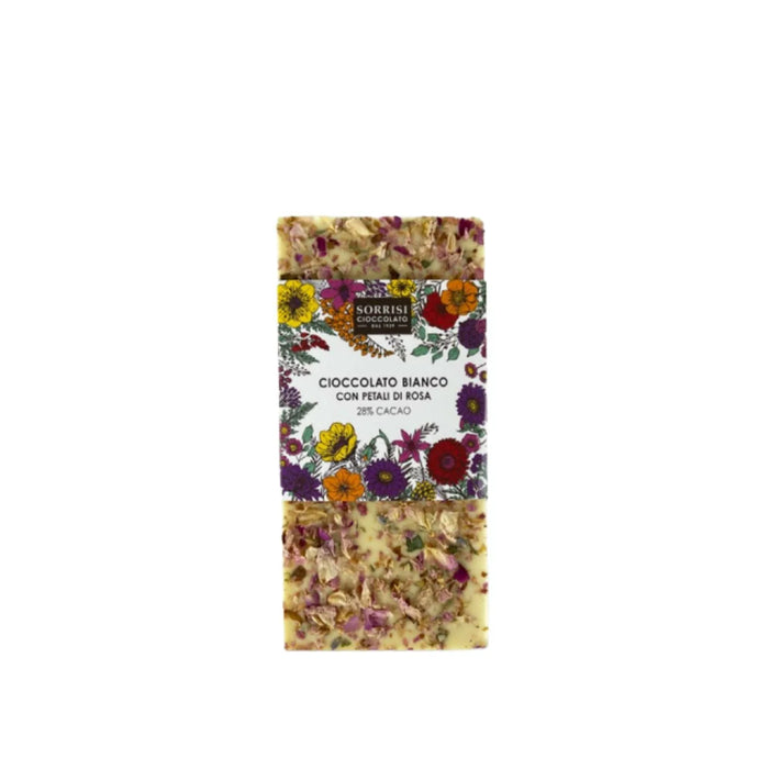 Boella&Sorrisi Weiße Schokolade mit Blüten 100g