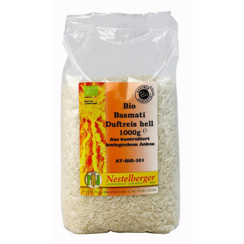 Nestelberger Bio Basmati Duftreis hell 1000g